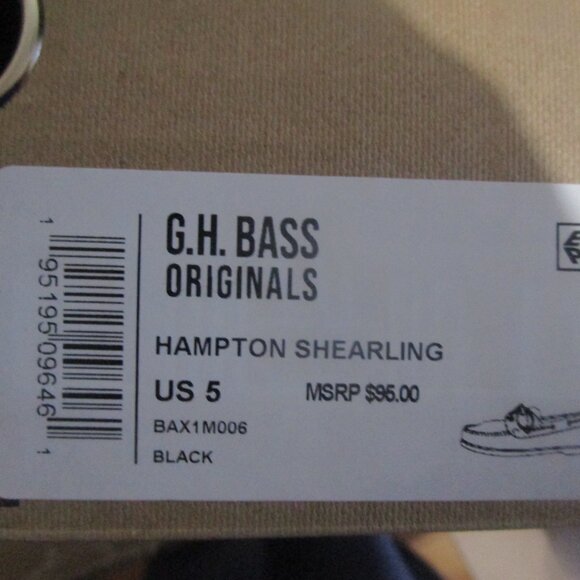 New GH BASS Suede Hampton Shearling Flats - Picture 3 of 7